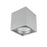 13W Dimmable Decorative 3000K Surface Mount Downlight - SILVER - The Lighting Shop
